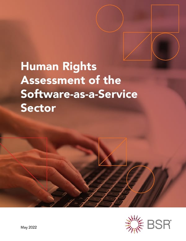 Human Rights Assessment of the Software-as-a-Service Sector - Page 1