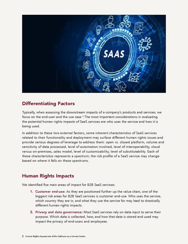 Human Rights Assessment of the Software-as-a-Service Sector - Page 3