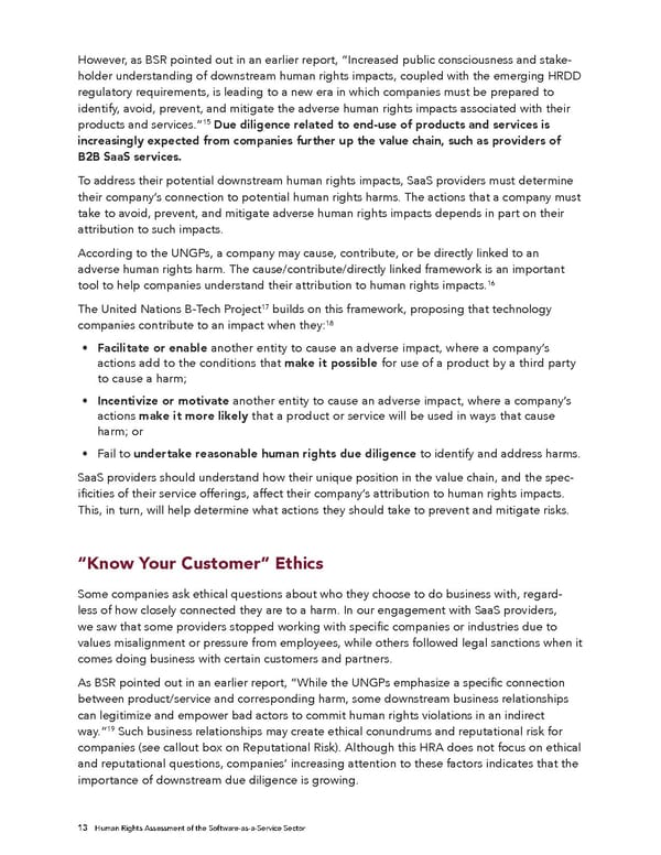 Human Rights Assessment of the Software-as-a-Service Sector - Page 14