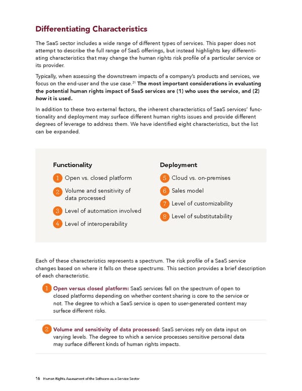 Human Rights Assessment of the Software-as-a-Service Sector - Page 17