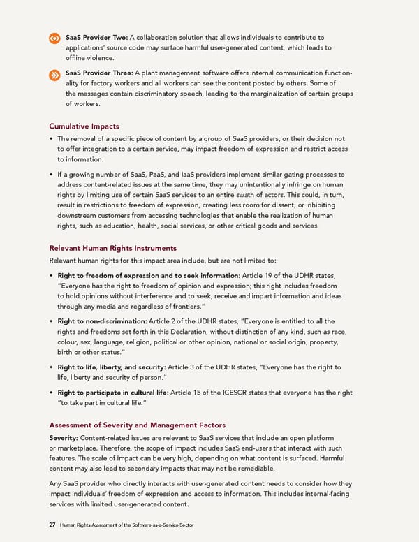 Human Rights Assessment of the Software-as-a-Service Sector - Page 28