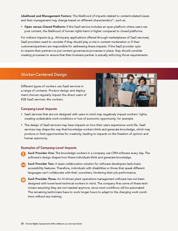 Human Rights Assessment of the Software-as-a-Service Sector - Page 29