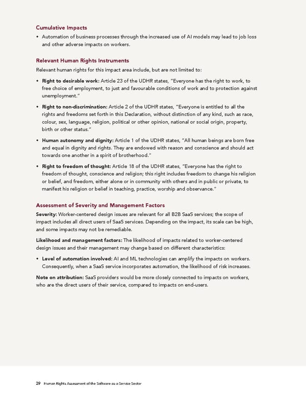 Human Rights Assessment of the Software-as-a-Service Sector - Page 30