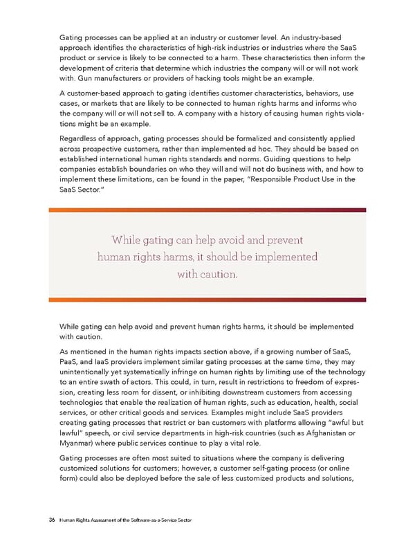 Human Rights Assessment of the Software-as-a-Service Sector - Page 37