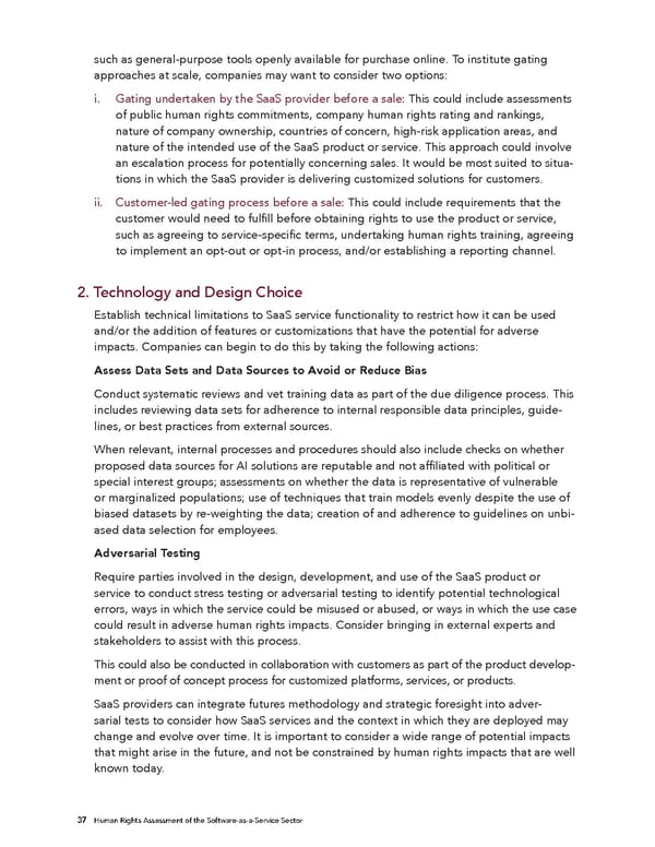 Human Rights Assessment of the Software-as-a-Service Sector - Page 38