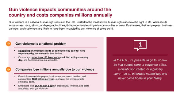 Toolkit for Corporate Action to End Gun Violence - Page 7