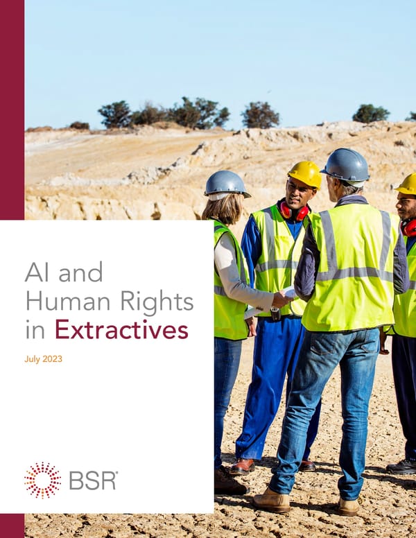AI and Human Rights in Extractives - Page 1