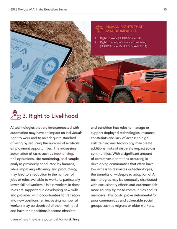 AI and Human Rights in Extractives - Page 10