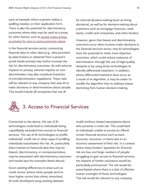 AI and Human Rights in Financial Services - Page 10