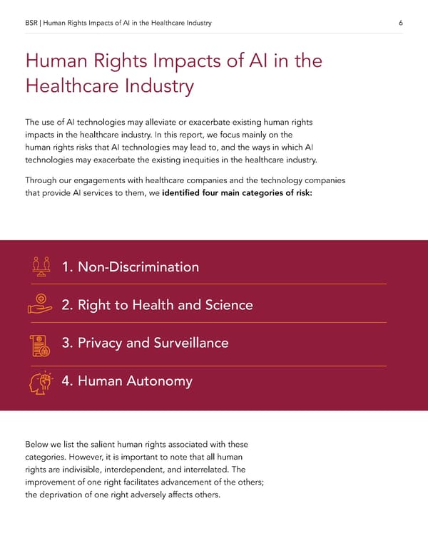 AI and Human Rights in Healthcare - Page 8