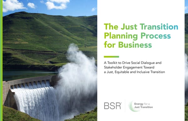 The Just Transition Planning Process for Business - Page 1