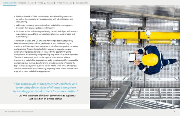 The Just Transition Planning Process for Business - Page 9