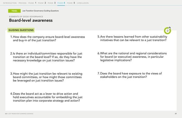 The Just Transition Planning Process for Business - Page 39