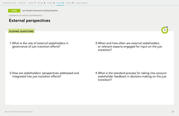 The Just Transition Planning Process for Business - Page 43