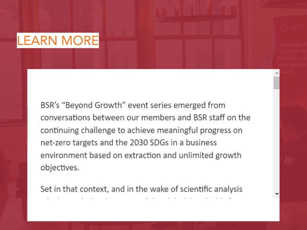 BSR Beyond Growth EventBook™ - Page 8